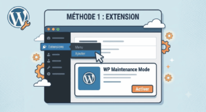 Activer le mode maintenance avec une extension WordPress